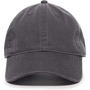 Unisex Charcoal 100% Cotton Soft Adjustable Buckle Classic Plain Baseball Cap